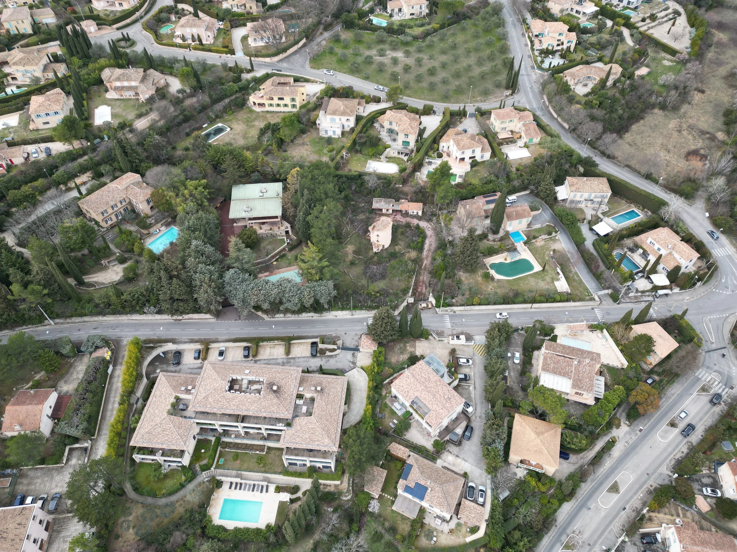 Vue aérienne résidence 59 Cézanne - Aix-en-Provence